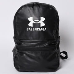 BALENCIAGA UNDER ARMOR Collaboration Rucksack 811748 2ABIM 1000 Black White Good Condition Used 4a001215