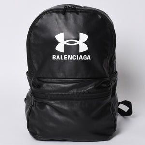 BALENCIAGA UNDER ARMOR Collaboration Rucksack 811748 2ABIM 1000 Black White Good Condition Used 4a001215