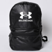 画像をギャラリービューアに読み込む, BALENCIAGA バレンシアガ UNDER ARMOUR アンダーアーマー コラボリュックサック 811748 2ABIM 1000 ブラック ホワイト 美品 中古 4a001215