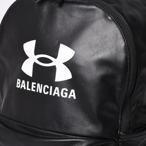 BALENCIAGA UNDER ARMOR Collaboration Rucksack 811748 2ABIM 1000 Black White Good Condition Used 4a001215