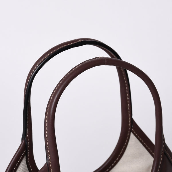 Like new MIU MIU IVY MINI 2WAY bag 5BA281 Calf leather Logo patch Brown Gold hardware Used 4a000385