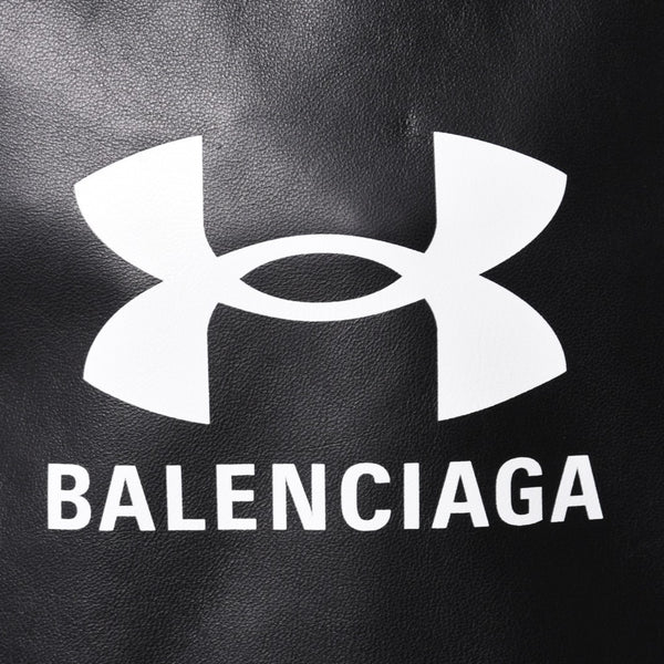 BALENCIAGA UNDER ARMOR Collaboration Rucksack 811748 2ABIM 1000 Black White Good Condition Used 4a001215