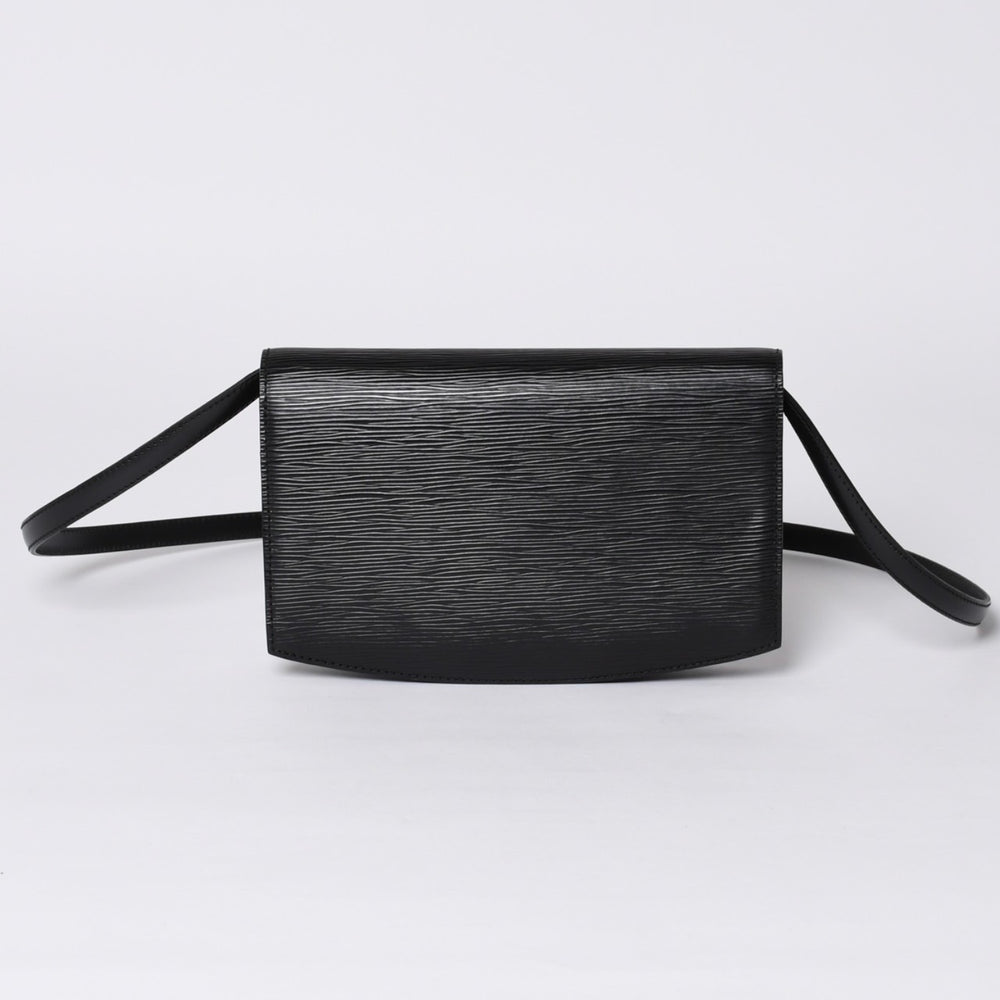 極美品 LOUIS VUITTON ルイヴィトン エピプレブール ショルダーバッグ M52562 エピレザー ブラック ゴールド金具 中古 4a000173