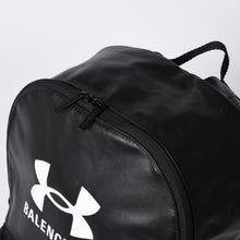 画像をギャラリービューアに読み込む, BALENCIAGA バレンシアガ UNDER ARMOUR アンダーアーマー コラボリュックサック 811748 2ABIM 1000 ブラック ホワイト 美品 中古 4a001215