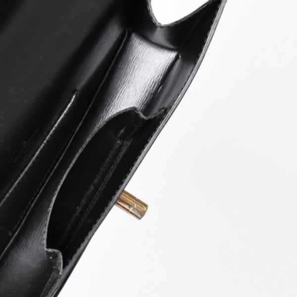極美品 LOUIS VUITTON ルイヴィトン エピプレブール ショルダーバッグ M52562 エピレザー ブラック ゴールド金具 中古 4a000173