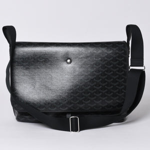 新品同様 GOYARD ゴヤール カペシアン MM メッセンジャー ショルダーバッグ ジェットブラック ソー 限定 中古 4a001221