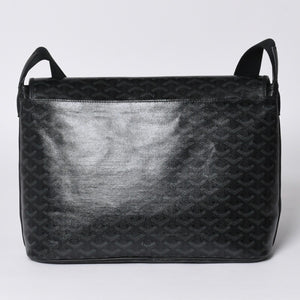 新品同様 GOYARD ゴヤール カペシアン MM メッセンジャー ショルダーバッグ ジェットブラック ソー 限定 中古 4a001221