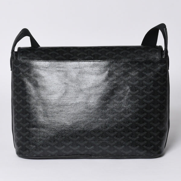 新品同様 GOYARD ゴヤール カペシアン MM メッセンジャー ショルダーバッグ ジェットブラック ソー 限定 中古 4a001221