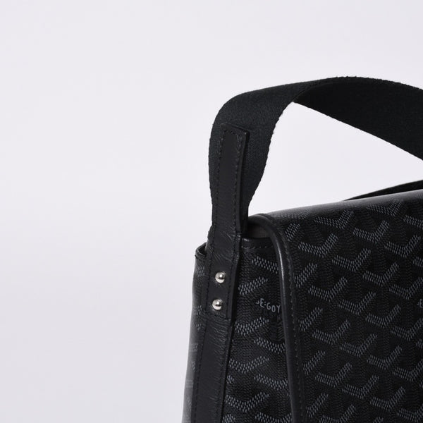 新品同様 GOYARD ゴヤール カペシアン MM メッセンジャー ショルダーバッグ ジェットブラック ソー 限定 中古 4a001221