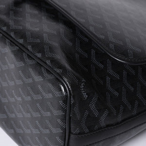 新品同様 GOYARD ゴヤール カペシアン MM メッセンジャー ショルダーバッグ ジェットブラック ソー 限定 中古 4a001221