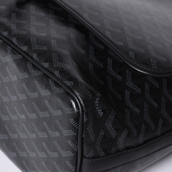 新品同様 GOYARD ゴヤール カペシアン MM メッセンジャー ショルダーバッグ ジェットブラック ソー 限定 中古 4a001221