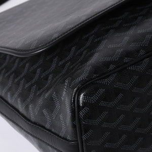 新品同様 GOYARD ゴヤール カペシアン MM メッセンジャー ショルダーバッグ ジェットブラック ソー 限定 中古 4a001221