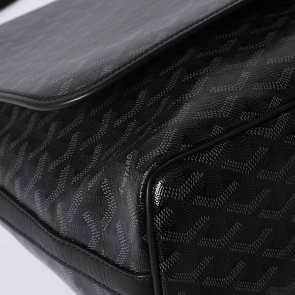 新品同様 GOYARD ゴヤール カペシアン MM メッセンジャー ショルダーバッグ ジェットブラック ソー 限定 中古 4a001221