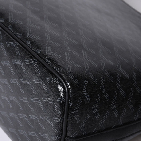 新品同様 GOYARD ゴヤール カペシアン MM メッセンジャー ショルダーバッグ ジェットブラック ソー 限定 中古 4a001221