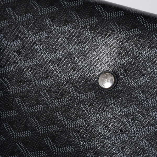 新品同様 GOYARD ゴヤール カペシアン MM メッセンジャー ショルダーバッグ ジェットブラック ソー 限定 中古 4a001221