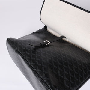 新品同様 GOYARD ゴヤール カペシアン MM メッセンジャー ショルダーバッグ ジェットブラック ソー 限定 中古 4a001221