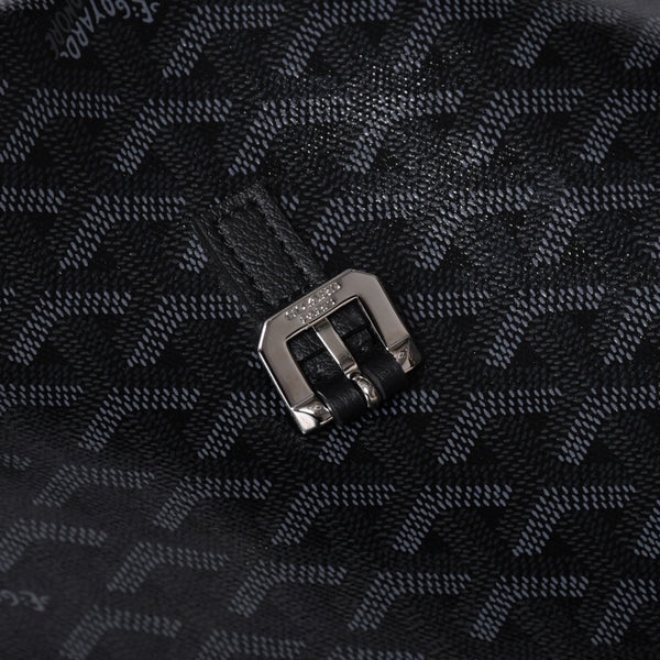 新品同様 GOYARD ゴヤール カペシアン MM メッセンジャー ショルダーバッグ ジェットブラック ソー 限定 中古 4a001221