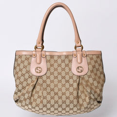 GUCCI Gucci Handbag 269953 GG Canvas Beige GG Logo GG Canvas Leather Good Condition Used 4a001091