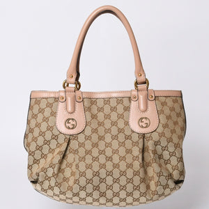 GUCCI Gucci Handbag 269953 GG Canvas Beige GG Logo GG Canvas Leather Good Condition Used 4a001091