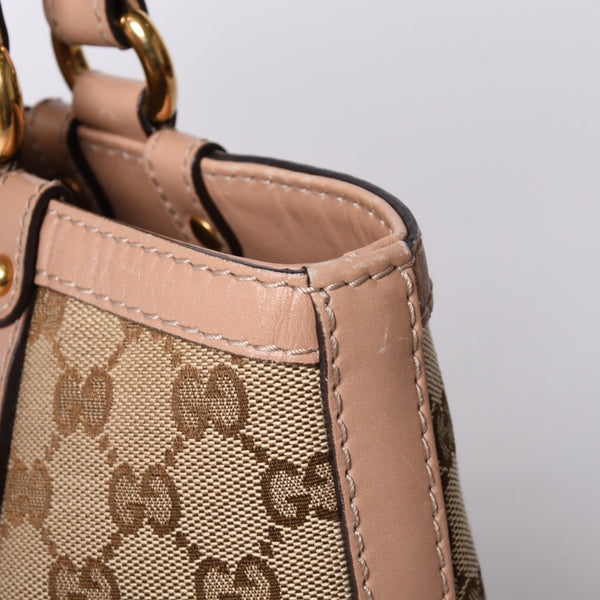 GUCCI Gucci Handbag 269953 GG Canvas Beige GG Logo GG Canvas Leather Good Condition Used 4a001091