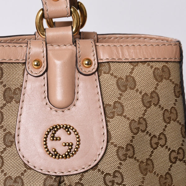 GUCCI Gucci Handbag 269953 GG Canvas Beige GG Logo GG Canvas Leather Good Condition Used 4a001091