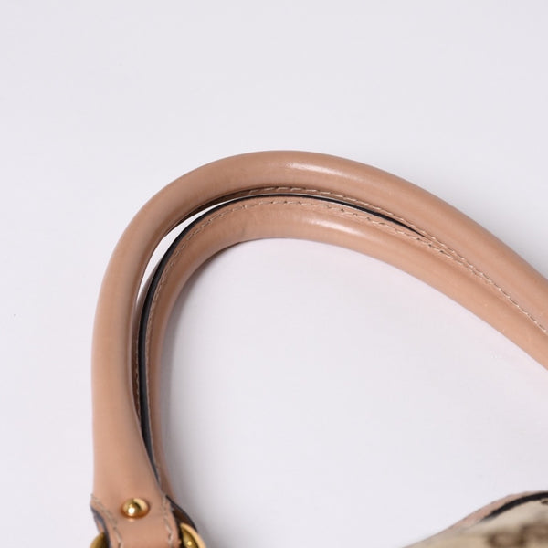 GUCCI Gucci Handbag 269953 GG Canvas Beige GG Logo GG Canvas Leather Good Condition Used 4a001091