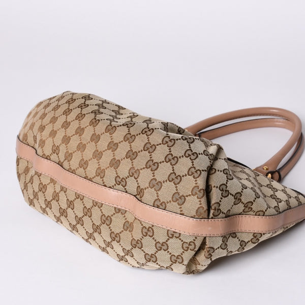 GUCCI Gucci Handbag 269953 GG Canvas Beige GG Logo GG Canvas Leather Good Condition Used 4a001091