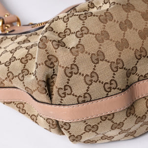 GUCCI Gucci Handbag 269953 GG Canvas Beige GG Logo GG Canvas Leather Good Condition Used 4a001091