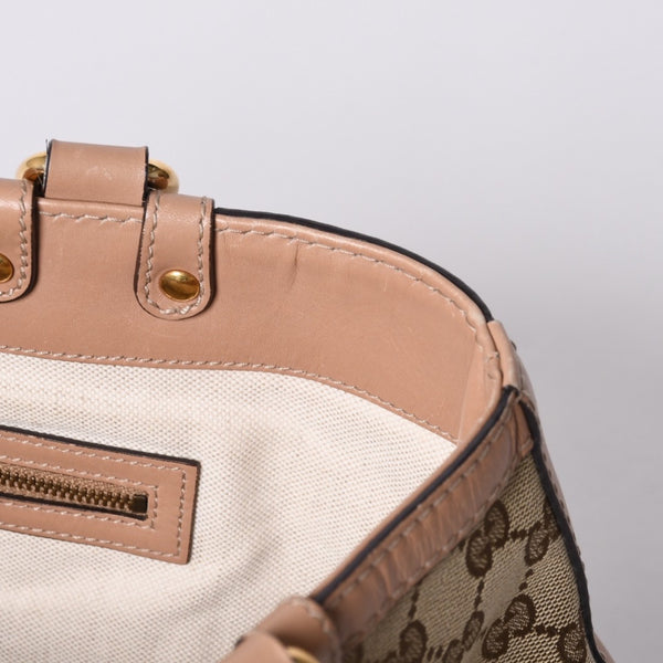 GUCCI Gucci Handbag 269953 GG Canvas Beige GG Logo GG Canvas Leather Good Condition Used 4a001091