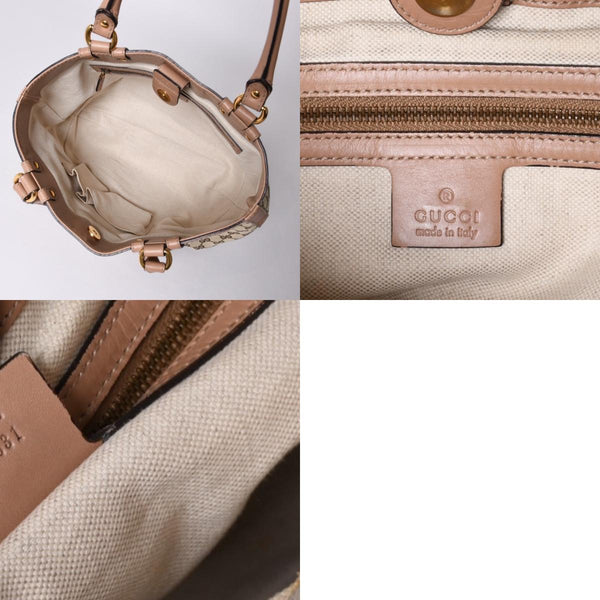 GUCCI Gucci Handbag 269953 GG Canvas Beige GG Logo GG Canvas Leather Good Condition Used 4a001091