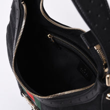 画像をギャラリービューアに読み込む, 極美品 GUCCI グッチ ショルダーバッグ 114869 ワンショルダー GGキャンバス シェリーライン ブラック 4a001096