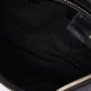 極美品 GUCCI グッチ ショルダーバッグ 114869 ワンショルダー GGキャンバス シェリーライン ブラック 4a001096