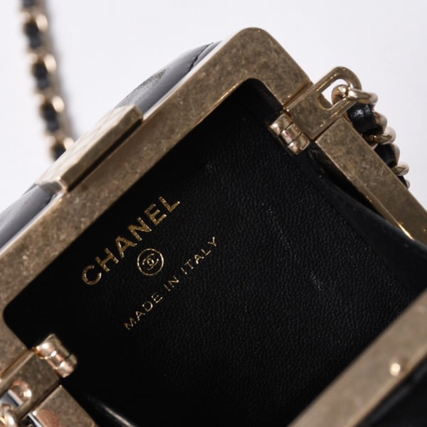 Very Good Condition CHANEL Mini Bag Charm Matelasse Chain Shoulder AP3154 Random Number Quilted Lambskin Gold Hardware Used 4a001232