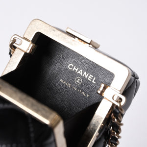 Very Good Condition CHANEL Mini Bag Charm Matelasse Chain Shoulder AP3154 Random Number Quilted Lambskin Gold Hardware Used 4a001232