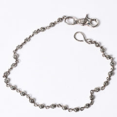 CHROME HEARTS 2BALL LONG-S Cross Ball Wallet Chain #1 1 Clip Long Weight Approx. 181.6g 26 Balls Good Condition Used 4a001521