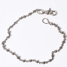 画像をギャラリービューアに読み込む, CHROME HEARTS クロムハーツ 2BALL LONG-S クロスボール ウォレットチェーン #1 1クリップ ロング 重量約181.6g 26ボール 美品 中古 4a001521