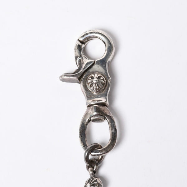 CHROME HEARTS 2BALL LONG-S Cross Ball Wallet Chain #1 1 Clip Long Weight Approx. 181.6g 26 Balls Good Condition Used 4a001521