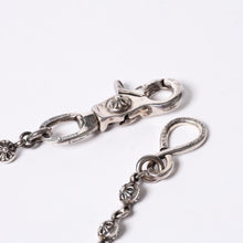 画像をギャラリービューアに読み込む, CHROME HEARTS クロムハーツ 2BALL LONG-S クロスボール ウォレットチェーン #1 1クリップ ロング 重量約181.6g 26ボール 美品 中古 4a001521