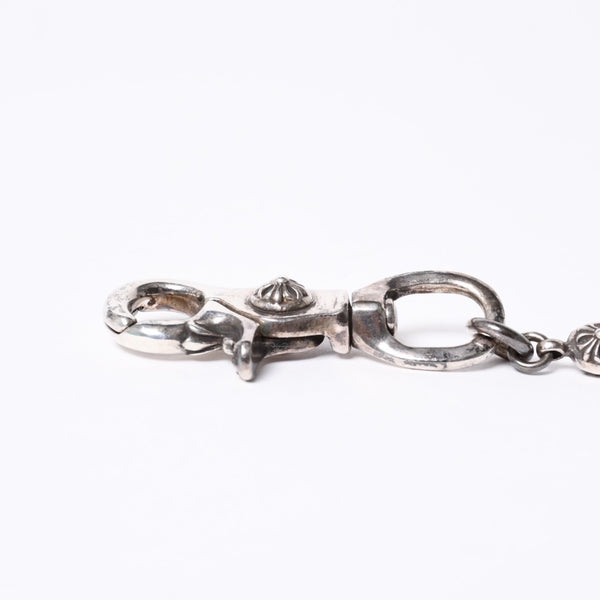 CHROME HEARTS 2BALL LONG-S Cross Ball Wallet Chain #1 1 Clip Long Weight Approx. 181.6g 26 Balls Good Condition Used 4a001521