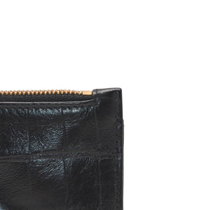 BALENCIAGA バレンシアガ コインケース カードホルダー 765465 ブラック ゴールド金具 美品 中古 4a001427