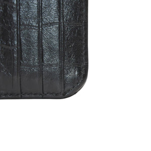 BALENCIAGA バレンシアガ コインケース カードホルダー 765465 ブラック ゴールド金具 美品 中古 4a001427