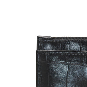 BALENCIAGA バレンシアガ コインケース カードホルダー 765465 ブラック ゴールド金具 美品 中古 4a001427