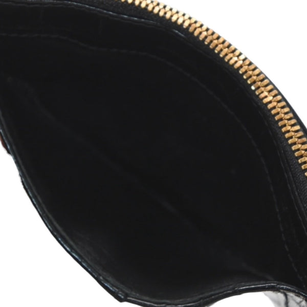 BALENCIAGA バレンシアガ コインケース カードホルダー 765465 ブラック ゴールド金具 美品 中古 4a001427