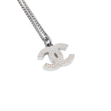 画像をギャラリービューアに読み込む, 極美品 CHANEL シャネル ネックレス ココマーク ラインストーン F12W necklace F12W CC stone 中古 4a000664