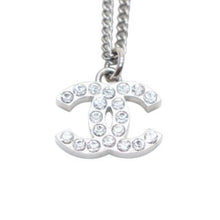 画像をギャラリービューアに読み込む, 極美品 CHANEL シャネル ネックレス ココマーク ラインストーン F12W SV necklace CC rhinestone SV F12W 美品 中古 4a000657