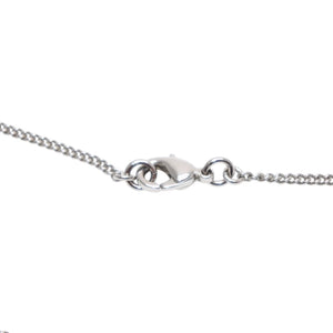 Very Good Condition CHANEL Necklace Coco Mark Rhinestone F12W SV necklace CC rhinestone SV F12W Good Condition Used 4a000657