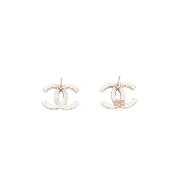 Very good condition CHANEL Chanel earrings rhinestone here mark GD 14V engraved on one side earrings Slim CC rhinestone GD 14V good condition used 4a000646