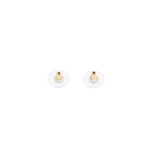 Very good condition CHANEL Chanel earrings rhinestone here mark GD 14V engraved on one side earrings Slim CC rhinestone GD 14V good condition used 4a000646
