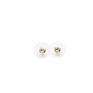 Very good condition CHANEL Chanel earrings rhinestone here mark GD 14V engraved on one side earrings Slim CC rhinestone GD 14V good condition used 4a000646