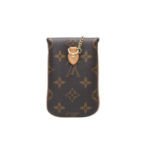 Very good condition LOUIS VUITTON Accessory pouch Etuy Téléfonne MM Monogram M66546 Gold hardware Used 4a001253